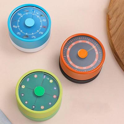 Kitchen Timer Wind Up 59 Minutes Mechanical Stainless Steel Time Reminder Timekeeping Supplies Clear Dial Scale Magnetically