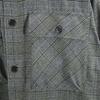 unused Johnbull Houndstooth Shirt jacket M gray Men's Used