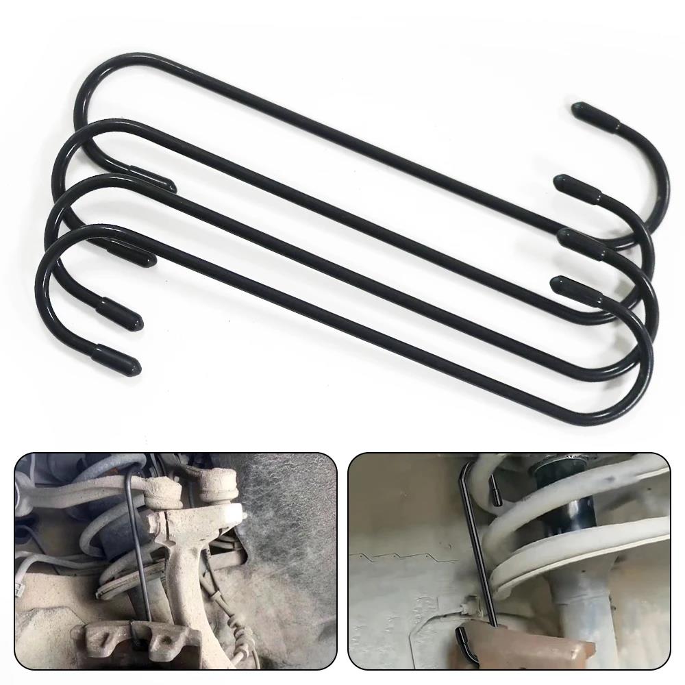 4/1pcs Car Caliper S Shape Hanger Hook Tool Brake Caliper Hanger Hooks with Rubber Tips for Bearing Axle Automotive Accessories Thread Lock3