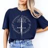 Dark Lord T Shirt Ring Inspired Tshirt Fantasy Reading Shirt Book Lover Gift Tops Y2k Casual Loose Shirt Streetwear Unisex