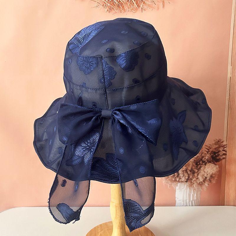 Fisherman's Hat Women's Summer Travel Thin Organza Sun Hat Fashionable Women's Sun Hat Women's Grass Hat