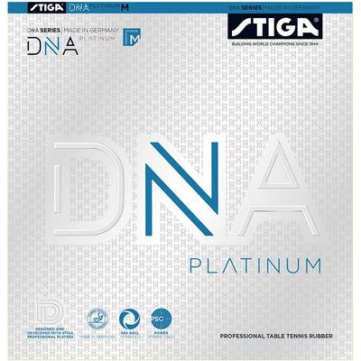 Stiga DNA Platinum Medio Ping Pong Tensione Morbido Extra 1712050521 Gomma, Tipo, Rovescio, Rosso, Spesso,