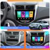 Car Radio Android Auto Carplay For Hyundai Solaris Accent Verna 2010-2016 Multimedia Player Head Unit Stereo GPS Navigation BT WIFI 1+16GB