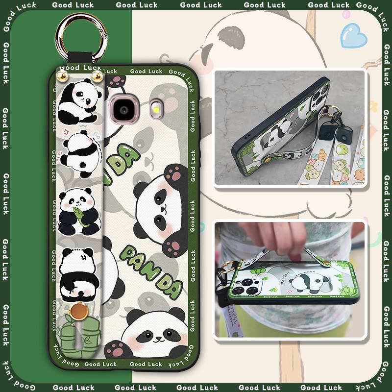 Cartoon Phone Holder Phone Case For Samsung Galaxy J510/J5 2016/J5108 Anti-knock Waterproof Shockproof Anti-dust Cute