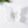 Sparkling Glitter Butterfly Christmas Flower Sequins Christmas Butterfly Pendant  Christmas