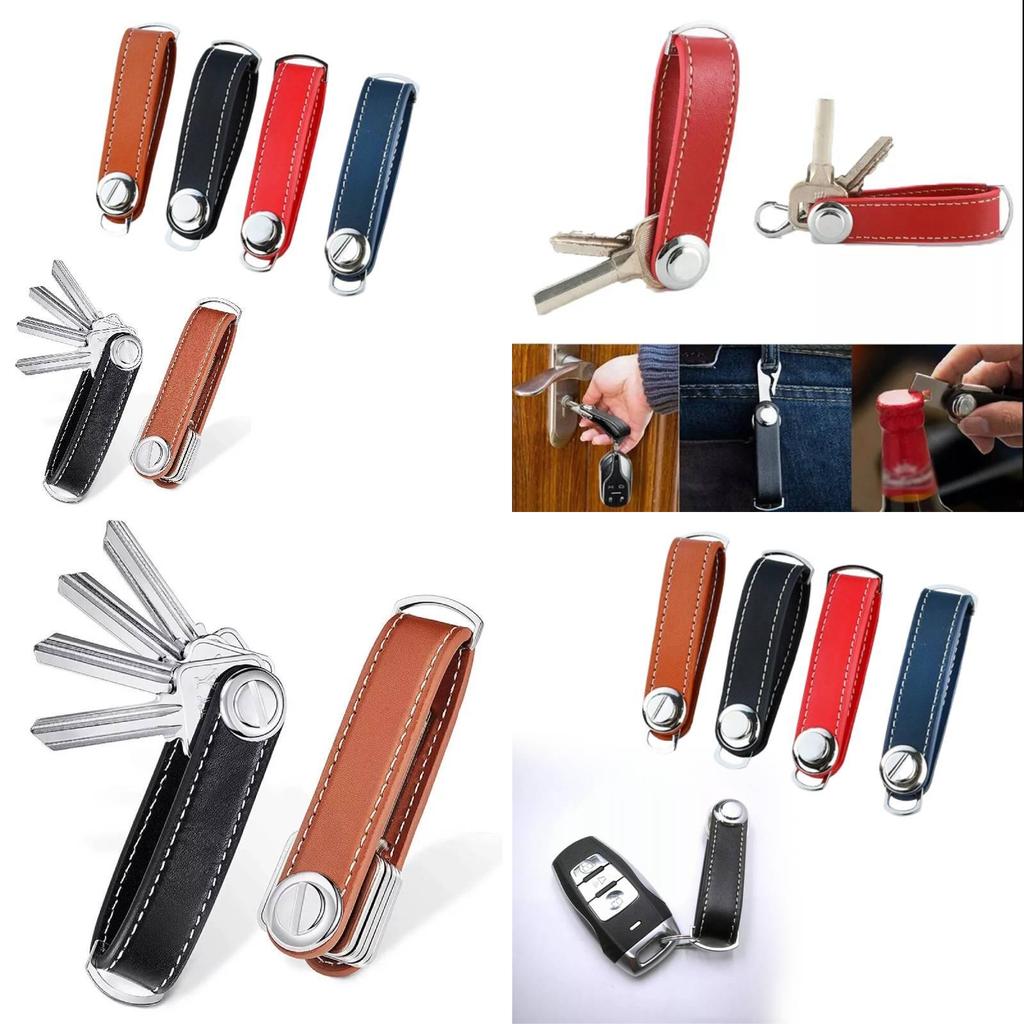 Kreativer Schlüsselanhänger aus Zinklegierung und Leder, stilvoller Schlüsselanhänger, perfektes Geschenk für alle Anlässe