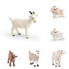 Farm Pvc Model Set With Static Sheep And Goat Figures For Desk Decor And Educational Display