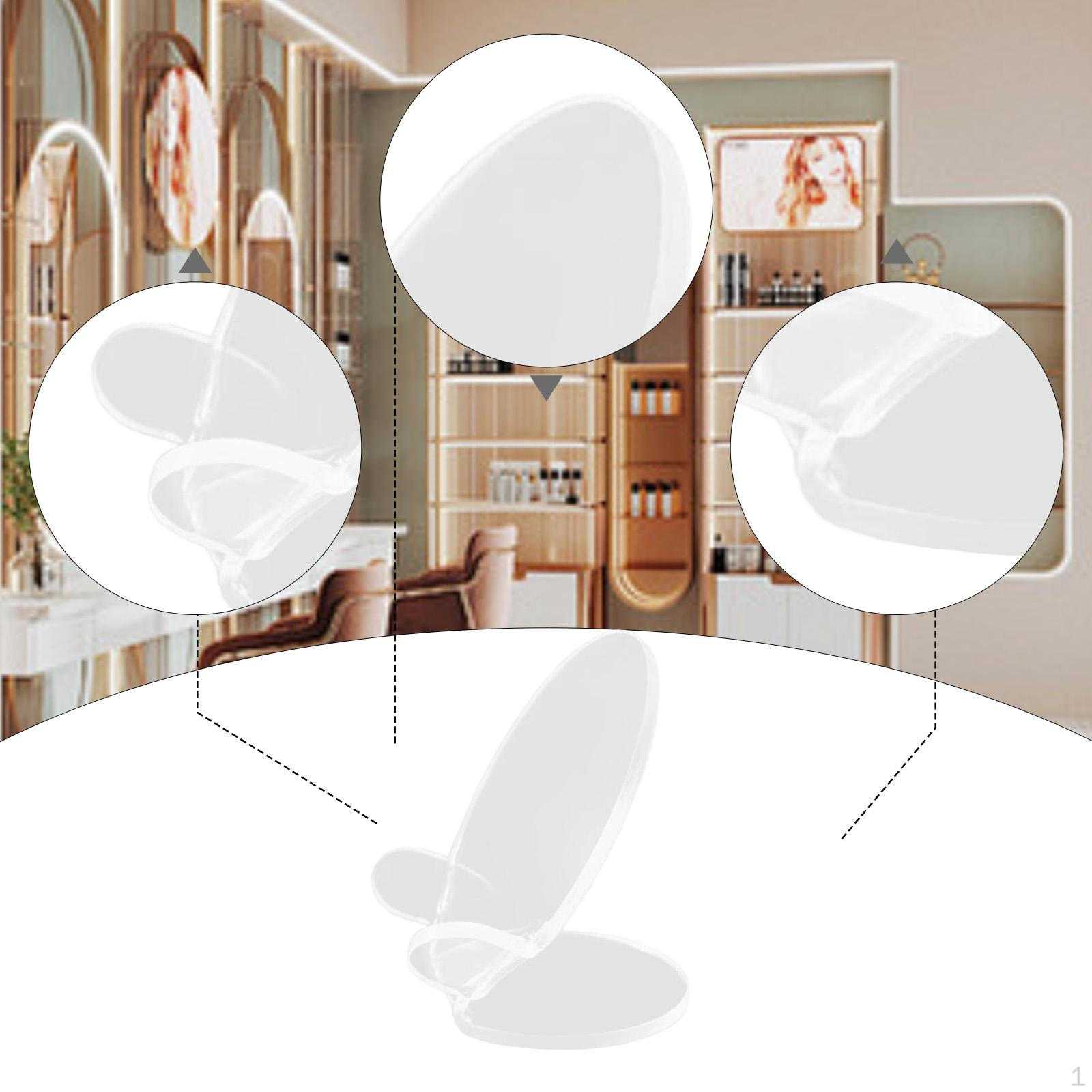 

Acrylic Makeup Organizer, Compact Palette Holder, Storage for Cosmetics, Perfumes, S_Round