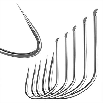 50 Pcs/set Fishing  Hooks 4#-10# Carp Hook Trunking Athletics Barbless Spike Hook Fishing