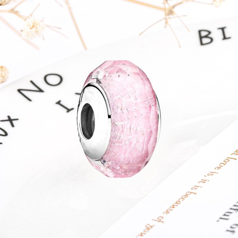 Neue Feine Murano Glas Serie Anhänger Rosa Rot Schwarz Grün Weiß Blau Perle Passend Original Armband Zubehör DIY Damenschmuck Geschenk