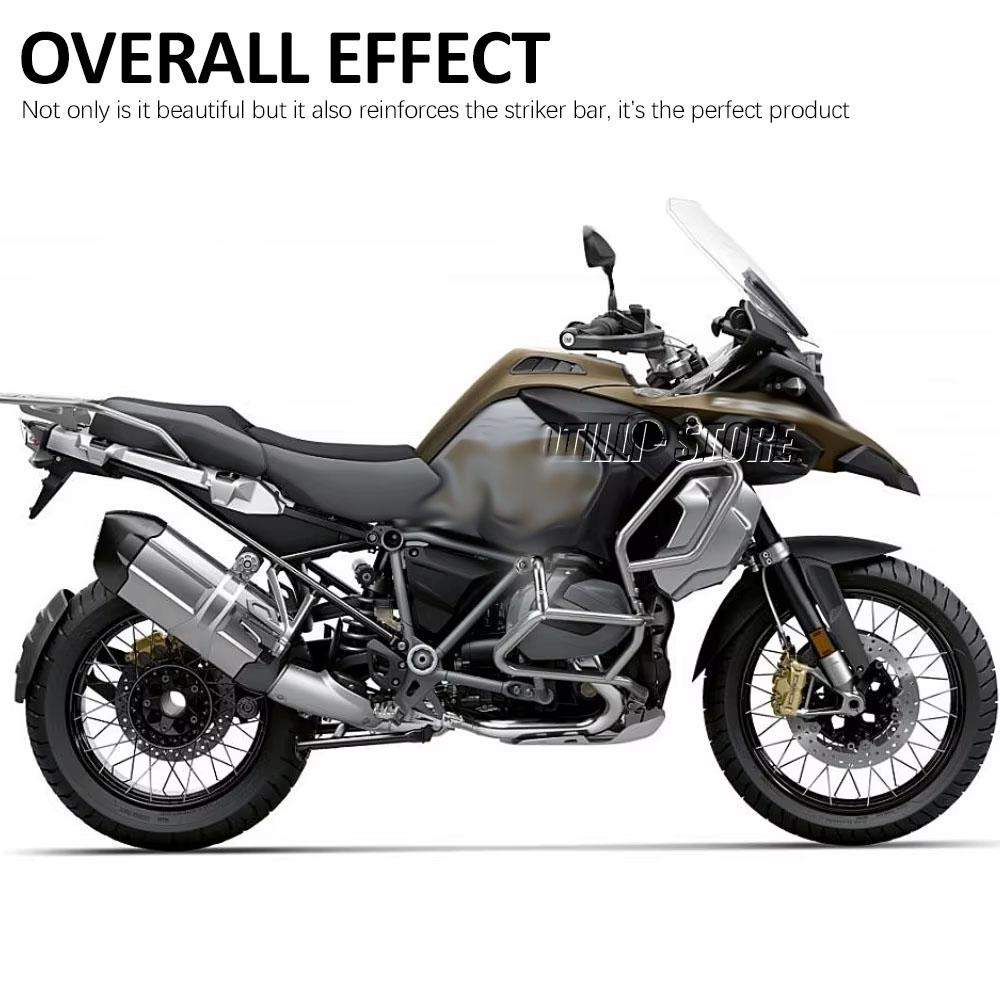 New r1250gs Motorcycle Silver Lower Crash Bar For BMW R1250GS R 1250 GS Adventure ADV GSA Bumper Frame Guard Reinforcement KIT