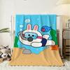 KINGDOM L-LINE F-Friends Throw Soft Flannel Throw Blanket, Lightweight Breathable Summer Nap Blanket For Home Travel Cozy Decor