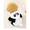 Zimní psí kabát Panda Kostým Teplý Čtyřnohý Obleček Teddy Bišonek Oblečení pro kočky Proti línání Zesílený Psí kostým