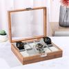 Wood Watch Case Watch Storage Box Stylish Watch Container Practical Watch Holder Watch Organizer Wood Material for Watch