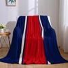 Nautische Streifen Flanelldecke Warm Weich Halloween Weihnachten Sofa Warm Gemütlich Dekorative Deko Geschenk für Alle Jahreszeiten