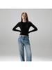 2025 Spring/Autumn Slim-fit Long-sleeve Elastic Base Layer T-shirt