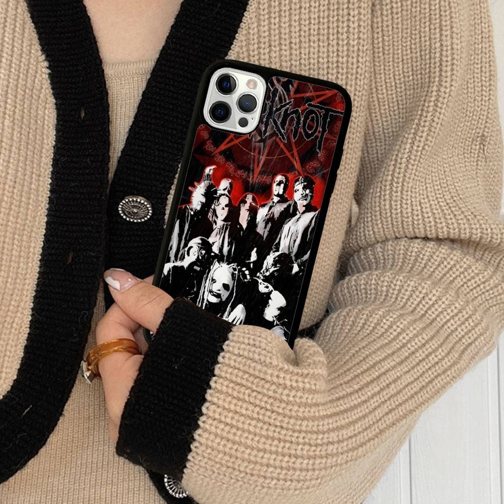 Pásek Cool-S-SlipknotS-S PC+TPU Ochranný kryt na telefon Pro IPhone 17 16 Pro Max 15 Plus 14 13 12 11 Kryt