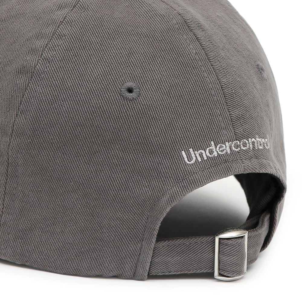 Classic Washed Cotton 4 Season Unisex Adjustable Size Daily One Size Basic Ball Cap UV Sun Production Hat Korean [UNDERCONTROL] (Charcoal)