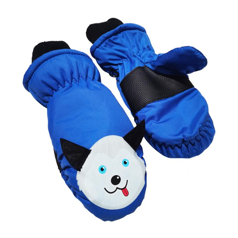New Winter Waterproof Ski Gloves for Children Ages 2-5 - Full-Finger, Warm Outdoor Sports & Cycling Gloves