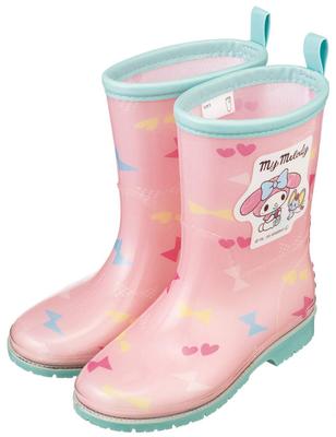 Skater Rain Boots Shoes Boots for Children My Melody Sanrio with Reflective Tape 18cm RIBT3