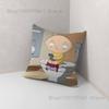 F-Family Funny Guy Pillow Case For Sofa Decor Car Office Room Printing Cushion Cover Decorations And Protector