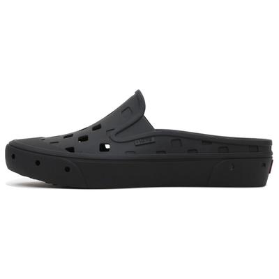 Slip-On Mule TRK One-Piece Injected Construction Unisex Black Oversized Reverse Waffle Sole VN0005V8BLK