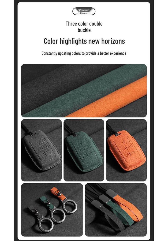 Jaguar Key Case for XFL, XEL, F-Pace, XJ, E-Pace, F-Type - Unisex 24 Models Buckle Shell Bag
