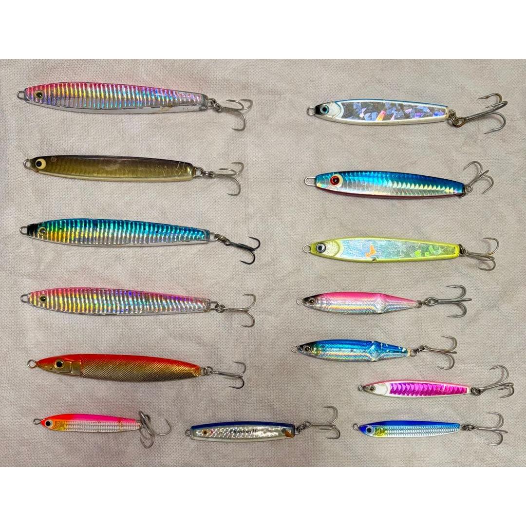 Used Metal jig, 14 lures set
