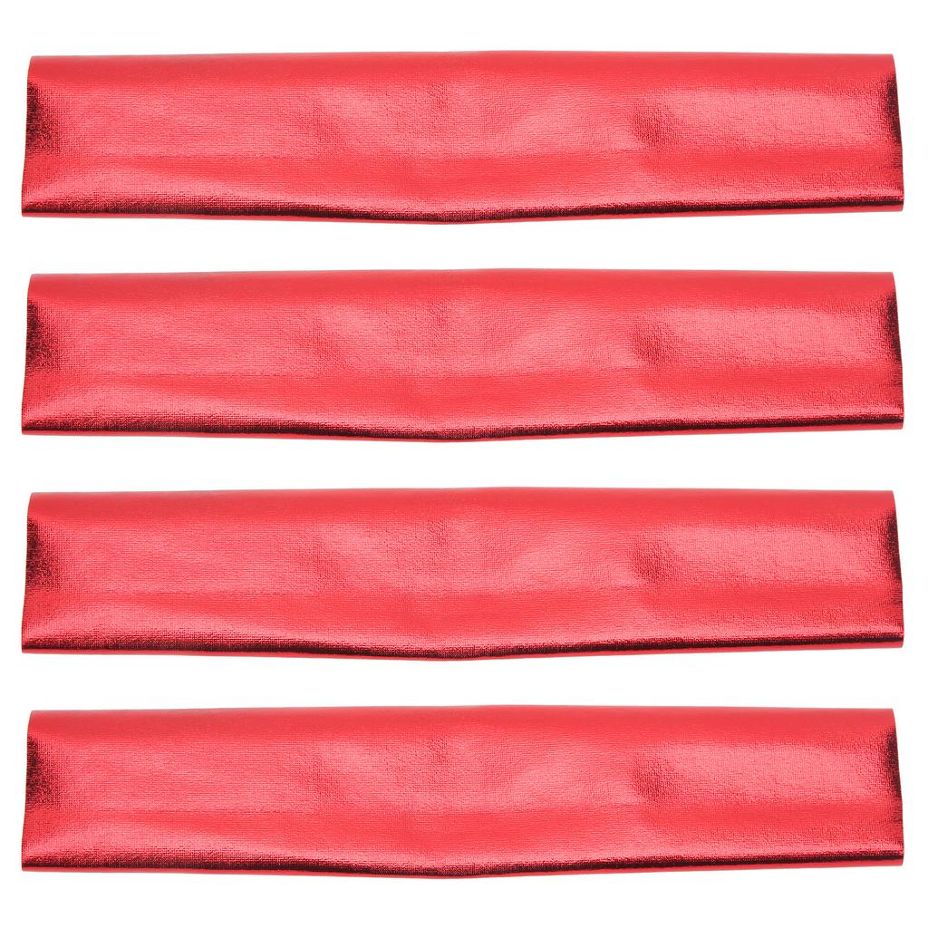 4PCS RC Shock Absorber Cover Polyester Dustproof Breathable Dust Cover for 1 8 RC Car Red
