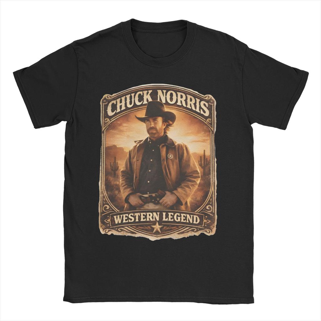 Erinnern Sie sich an Chuck Norris T-Shirts Für Unisex Unisex Baumwolle Lässig T-Shirt Rundhals T-Shirt Kurzarm Kleidung Sommer
