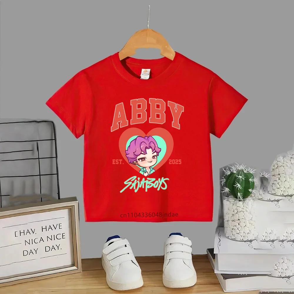 Roztomilá kreslená chlapecká trička Kpop Lovci démonů Tričko Dětské Chlapecké Dívčí Letní Krátký Rukáv Kulatý Výstřih Topy Dětské Oblečení