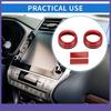 Audio Radio Media Tune Switch Knob Cover Ring TWO  for Toyota Tacoma 20-23