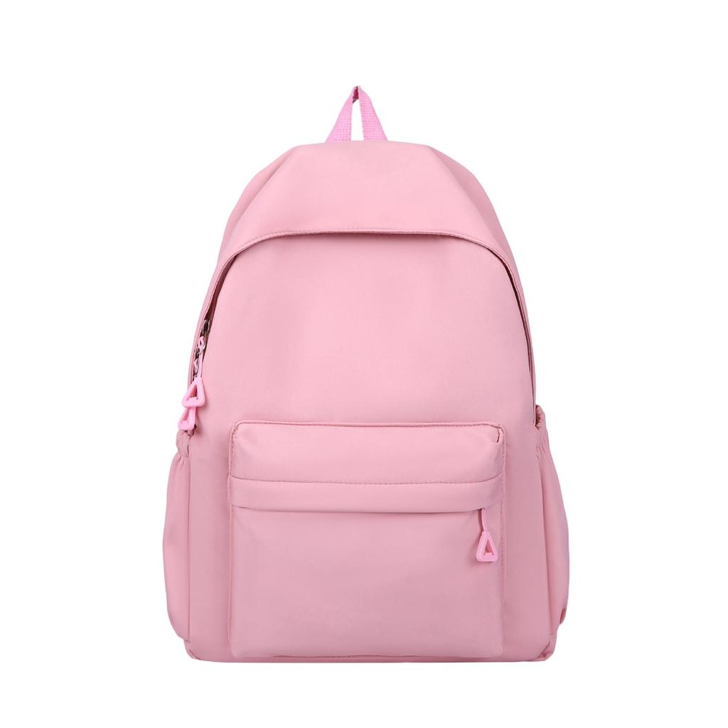 Literary Fresh Candy Color Student Backpack: Large Capacity Travel & Laptop Bag