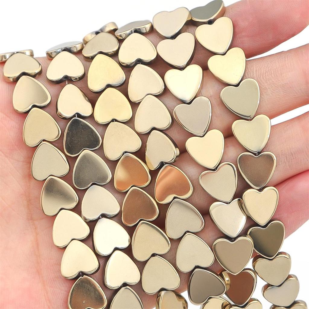 Koraliki z kamienia naturalnego Czarny kamień żółciowy z prostym otworem Brzoskwiniowe koraliki w kształcie serca do tworzenia biżuterii DIY Bransoletka Naszyjnik Anklet