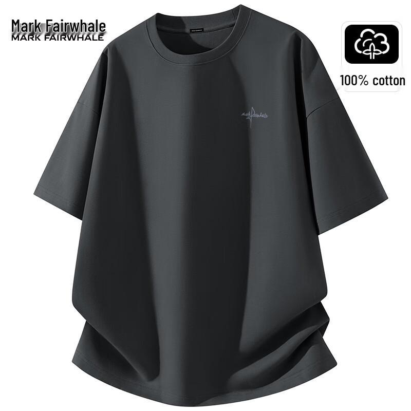 Mark Fairwhale Men's Cotton Loose Fit Short Sleeve T-Shirt