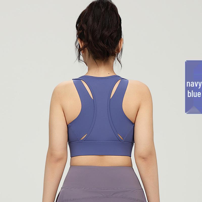 

Спортивный бюстгальтер большого размера с высокой степенью поддержки на молнии спереди и стильным дизайном спины XL