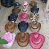 Western cowboy straw hat men and women retro wide-brimmed  Cowboy Straw Hat Embroidered Wide Brim   chapeau cowboy
