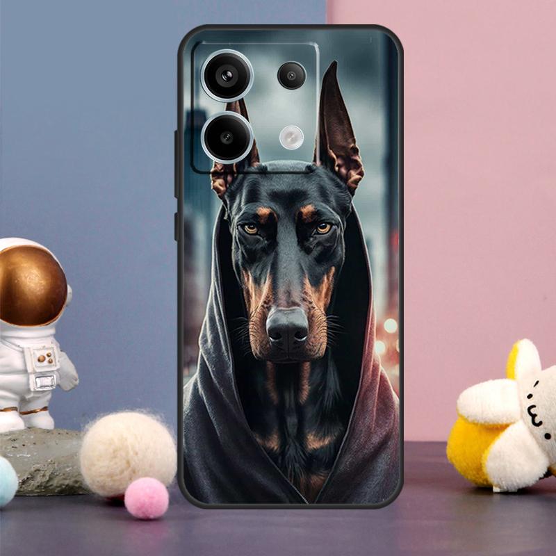 Dackel Dobermann Hunde Hülle Für Xiaomi Redmi Note 13 9 10 11 12 14 15 Pro Plus Redmi 15 15C 14C 10C 12C 13C Abdeckung