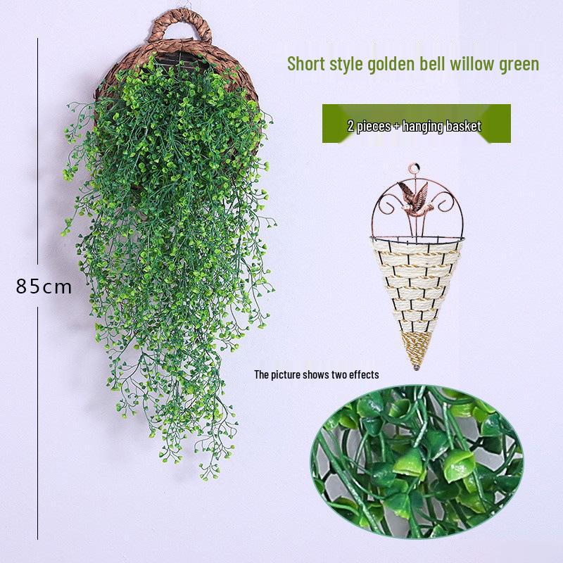 Wisteria Vine Artificial Silk Flower Wall Hanging for Indoor Decoration