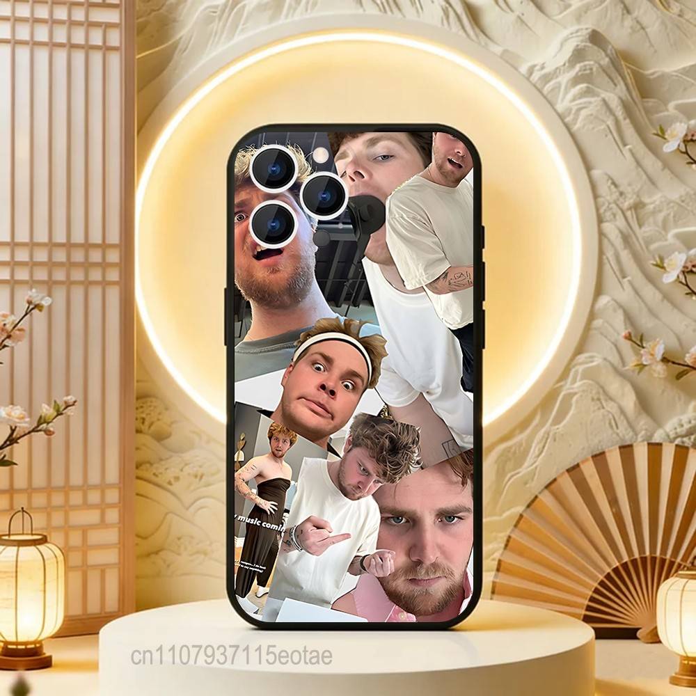 A-Alex W-Warren Singer FUNNY Black Soft Case For iPhone 17 13 14 15 11 16 12 Pro Max Pro Max Plus E Air Mini Phone Cover Shell iPhone15promax