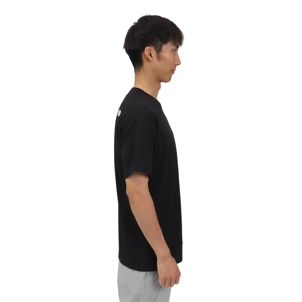 The North Face Short Sleeve Square Logo Pocket Size M T-Shirt, S/S Tee, Black,