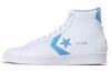 Pro Leather Converse Hi 'White Blue' 166813C