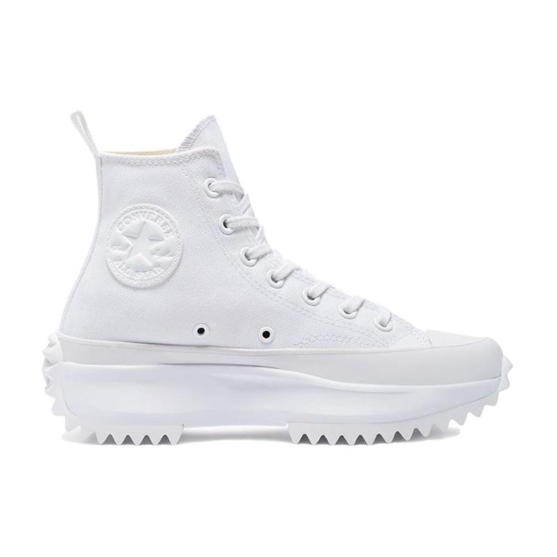 Converse Run Star Hike Comfortable and Versatile High-Top Espadrilles Unisex White