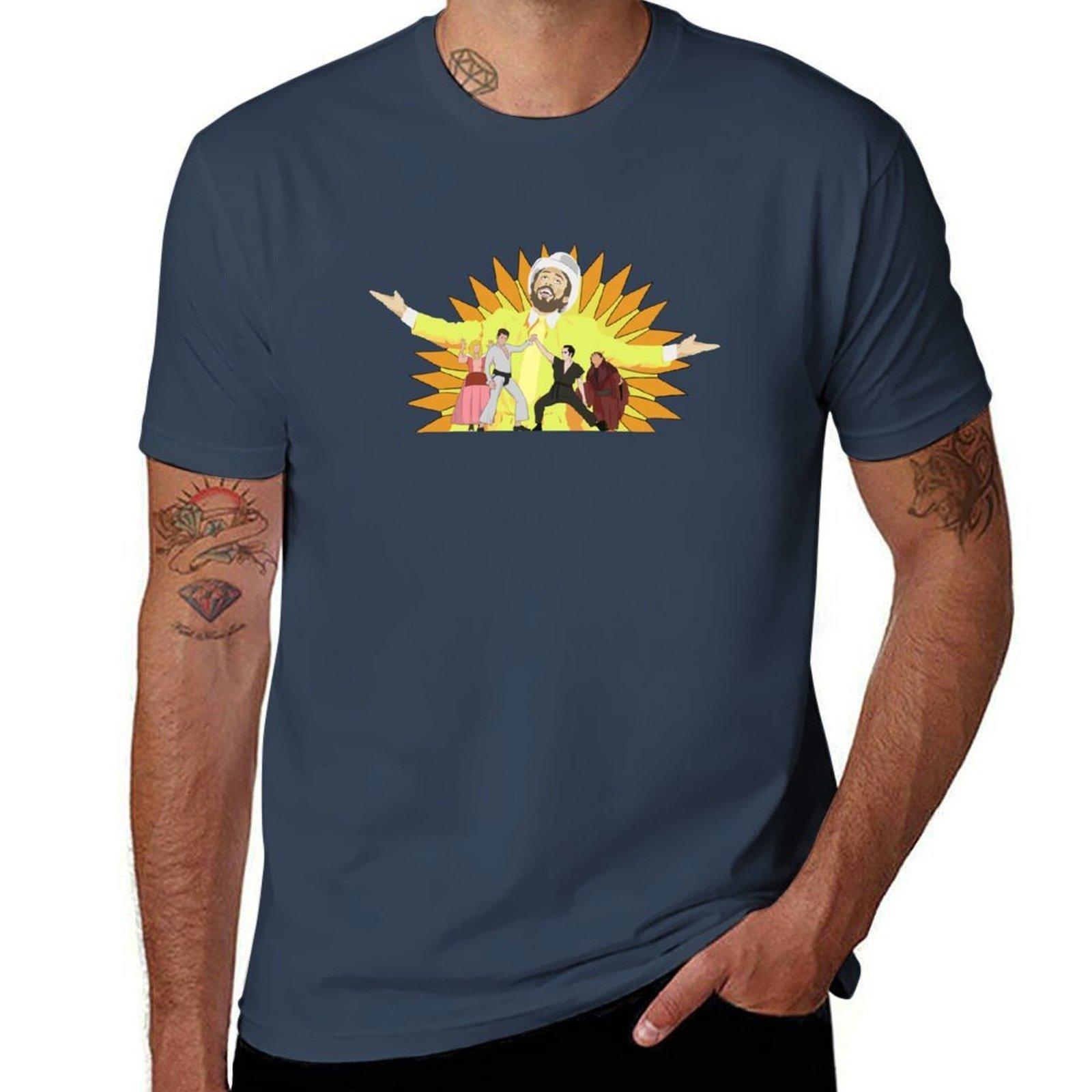 Gang Design TShirt Simple Casual Short Sleeve Cotton TShirt S