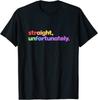 Gerade Männer, leider ist das Rainbow Pride Allies T-Shirt ein LGBTQ-Unisex-T-Shirt.