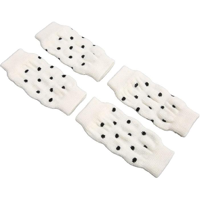 Zerodis 4pcs Dog Elbow Protector, Elastic Pet Leg Hock Protectors Warm Dog Hock Covers Pet Leg Sleeves Knitted Pet Leg Warmers Leg Support Wrap