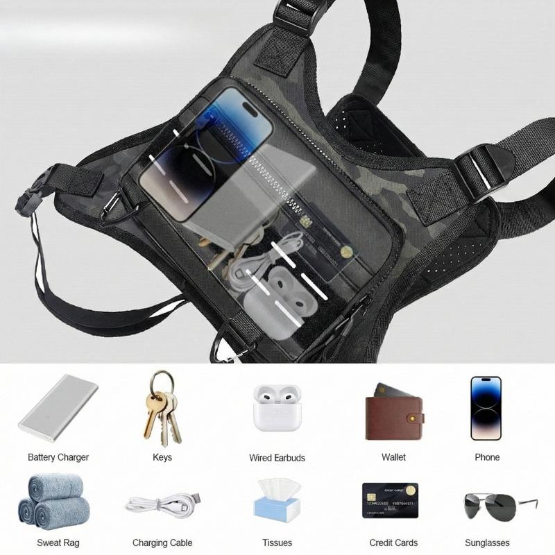 Sport Brusttasche Leicht Wasserdicht Molle Wander Camping Westentasche Outdoor Wandern Reisen Multifunktionale Aufbewahrungstasche