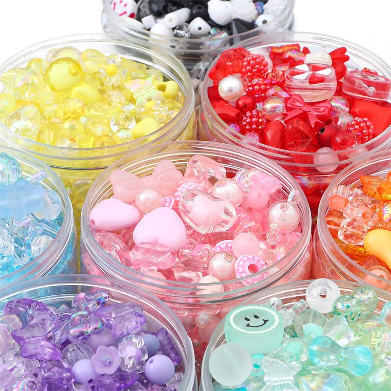 Baroque Style Acrylic Beads for DIY Bracelet Crafting