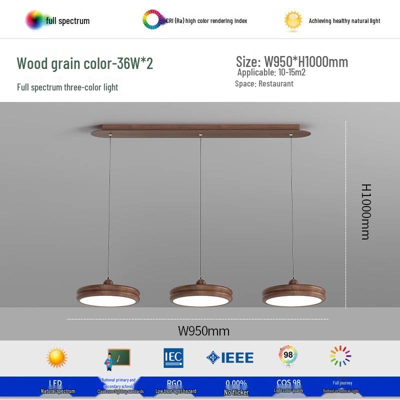"Wabi-Sabi Medieval Style Walnut Rotating Chandelier 2024"