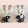 1 Par de Calcetines con Volantes para Mujer Calcetines Tobilleros con Encaje para Niña Calcetines Fruncidos con Lazos Calcetines de Algodón Calcetines de Vestir Estilo Princesa
